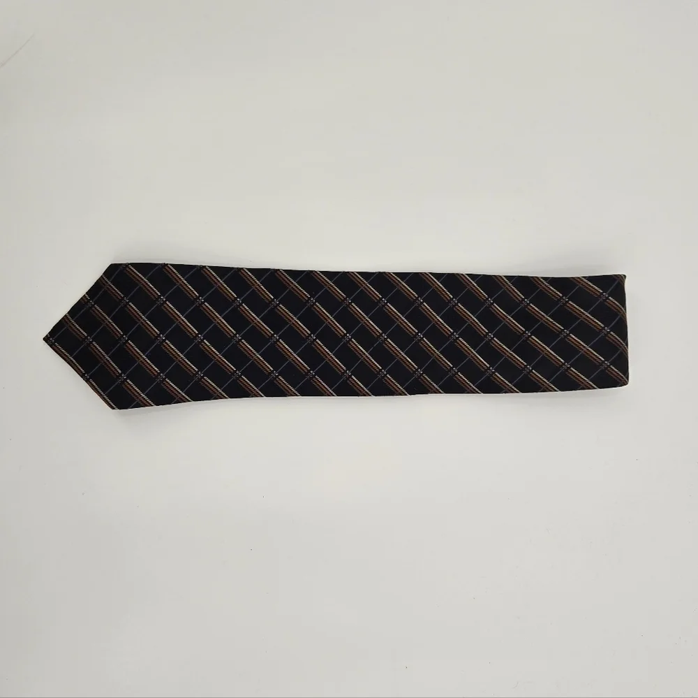Valerio Garati 100% Silk Plaid Tie